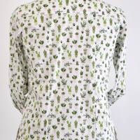 Damen Hemdbluse | Motiv Kleiner Kaktus Typ-1| Bild 3
