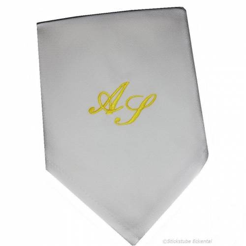 Stoffservietten Monogramm Hochzeit Initialien 