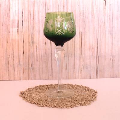 Römerglas grün Weinglas