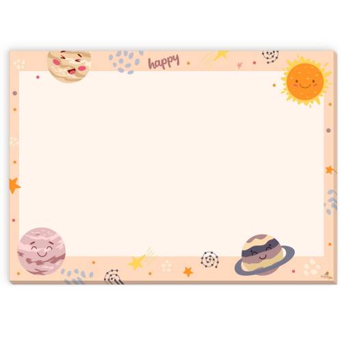 Malblock und Malunterlage für Kinder & Erwachsene | Schreibtischunterlage aus Papier DIN A3 mit 25 Blättern