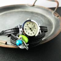 Armbanduhr,Wickeluhr, Damenuhr, Kunstleder,  Auswahl, maritim Bild 7