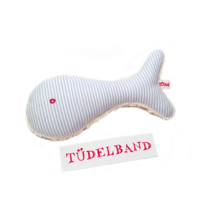 Babyrassel Rassel Greifling ...Fischchen Fiete... hellblau...Teddyplüsch