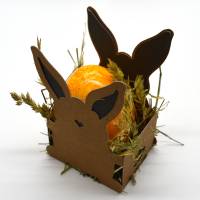 Plotterdatei Hase Hasen zum Befüllen Geschenkverpackung Bild 3