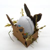 Plotterdatei Hase Hasen zum Befüllen Geschenkverpackung Bild 6
