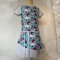 Sommerkleid Einhörner im Lagenlook für Mädchen in verschiedenen Größen - Kleid - Lagenkleid Bild 4