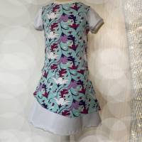 Sommerkleid Einhörner im Lagenlook für Mädchen in verschiedenen Größen - Kleid - Lagenkleid Bild 7