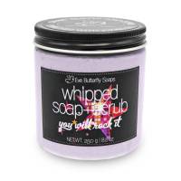 Whipped Soap+Scrub "You will rock it" - Cremeseife mit Peeling | Dusch Peeling, Duft nach Blaubeeren & Himbeeren Bild 1
