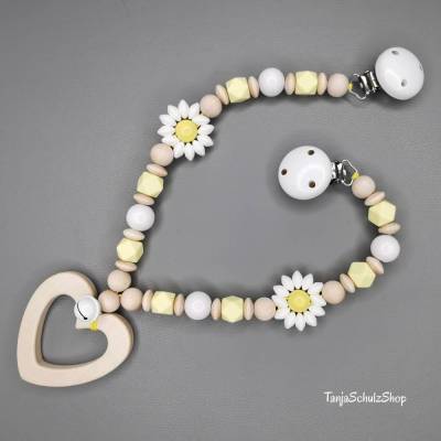 Baby Kinderwagenkette | Babyschalenkette | Geschenkidee zur Geburt oder Taufe | Holzelefant