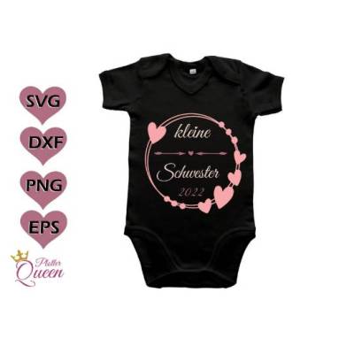 Plotterdatei "kleine Schwester" SVG / Dxf Pdf Silhouette | Svg Clipart