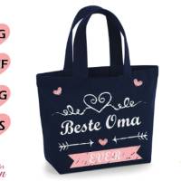 Plotterdatei "Beste Oma Ever" SVG /Plotterdatei Muttertag/ Dxf Pdf Silhouette | Svg Clipart Bild 2