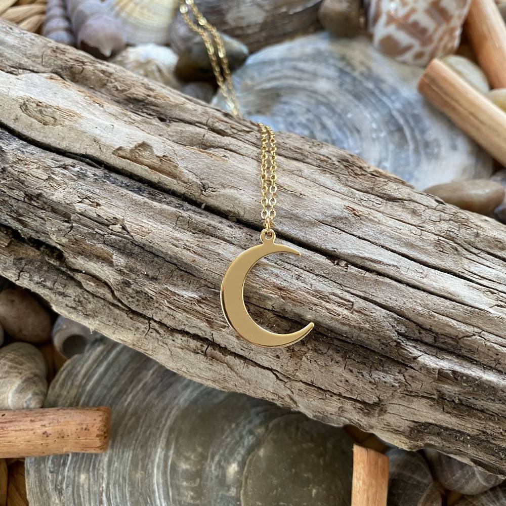 FDEETY Partnerketten Sonne & Mond | Personalisierte Edelstahl Halsketten | Paar Halskette Mit Gravur