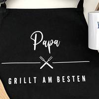 Grill Schürze für Papa | BBQ Schürze | auch personalisierbar! Bild 5