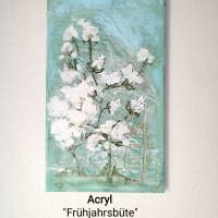 Acrylgemälde "Frühlingsblüte" 30x50cm Bild 1