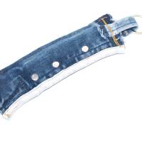 Schlüsselanhänger Jeans upcycling  Schlüsselband Knopfleiste Bild 3