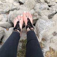 Barfuß Sandale, Fußkette, Fußschmuck, Boho Hippie Style Bild 1