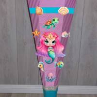 Bastelset für Schultüte Zuckertüte Meerjungfrau Bijou viele Farben Bild 1