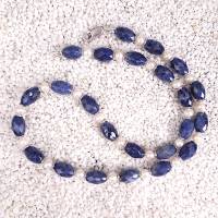 Maritime Sodalith - Perlen Kette, klassisch Blau-weiß Bild 4