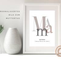 MAMA | personalisiertes Poster | Muttertag | individuelles Geschenk Bild 2