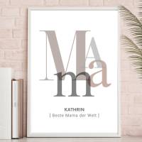 MAMA | personalisiertes Poster | Muttertag | individuelles Geschenk Bild 3
