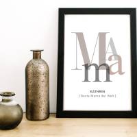 MAMA | personalisiertes Poster | Muttertag | individuelles Geschenk Bild 7