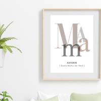 MAMA | personalisiertes Poster | Muttertag | individuelles Geschenk Bild 8