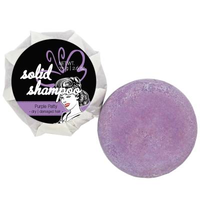 Solid Shampoo "Purple Patty" | mit Kakaobutter und ätherischem Lavendelöl