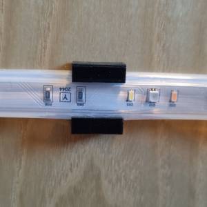 Halterung für die Philips Hue LED Lightstrips(Gen1|Gen2|Gradient Ambiance) für Wand und Decke Bild 2