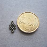10x mini Verbinder keltischer Knoten Antikbronze 11,5 mm x 7 mm Bild 3