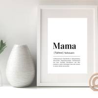 MAMA | personalisiertes Poster | Muttertag | individuelles Geschenk Bild 6