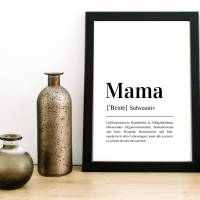 MAMA | personalisiertes Poster | Muttertag | individuelles Geschenk Bild 7