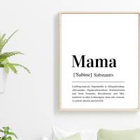 MAMA | personalisiertes Poster | Muttertag | individuelles Geschenk Bild 8