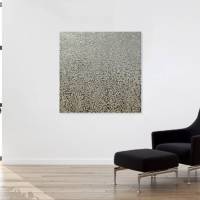 Modernes Acrylbild abstrakt strukturiert mit Spachtelmasse,  75 cm x 75 cm, Wanddeko für Wohnzimmer, Gemälde, Malerei Bild 2