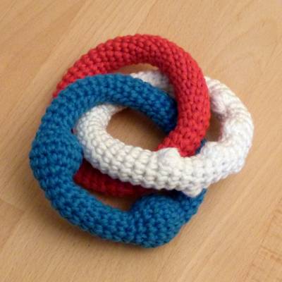 Häkelanleitung Greifringe, Rassel-Greifling, Babyspielzeug, pdf-Datei