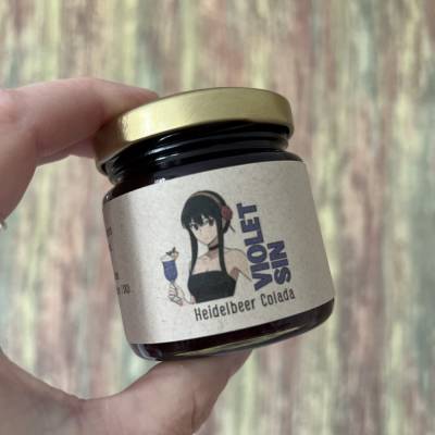 Heidelbeer-Colada - Fruchtaufstrich - 100 Gramm