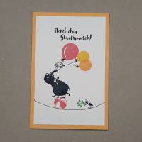 Klappkartenset, bunt mit passenden Umschlägen, Osterkarte, Glückwunschkarte Bild 5