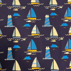 Jersey Segelschiffe auf dunkelblau Bild 2