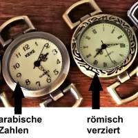 Armbanduhr, Lederuhr, Vintag-Stil, Wickeluhr Bild 9