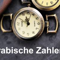 Armbanduhr, Wickeluhr, Lederuhr, gold-grün Bild 6