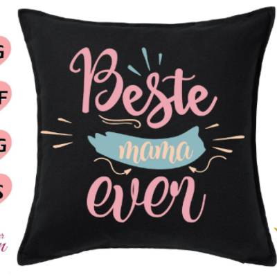 Plotterdatei "Beste Mama Ever" SVG /Plotterdatei Muttertag/ Dxf Pdf Silhouette | Svg Clipart