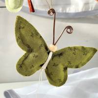 3er-Set Streudeko Schmetterling grün Frühlingshänger Gardinenschmuck Bild 7