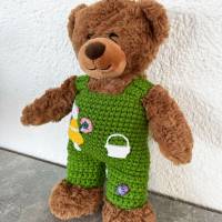 Trägerhose für Teddy  30 cm mit Hasenmädchen   Bärenkleidung !  sofort lieferbar ! Ostern ! Bild 2