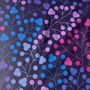 Softshell Zweige blau/lila/pink, Katinoh Bild 3