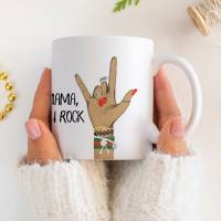 Tasse "Mama, you Rock" - Geschenkidee zum Muttertag - Geburtstagsgeschenk für Mama - Geschenk für Mutter - Danke Bild 3