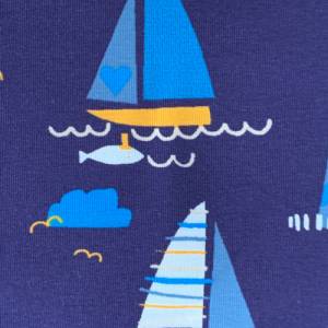 Jersey Segelschiffe auf blau Bild 7