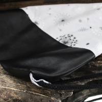 Tasche, Turnbeutel grau mit schwarzem Kunstlederboden Bild 2