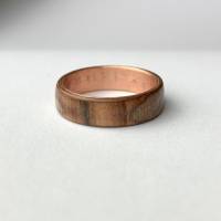 #244 Gr. 58 Bentwood Ring Apfel Tineo Kupfer Holz Bild 2