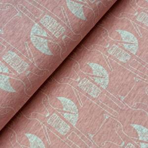 Jersey Füchse rosé, skandinavisches Design Bild 4