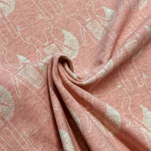 Jersey Füchse rosé, skandinavisches Design Bild 5