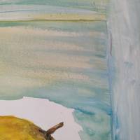 Acryl/Aquarell-Gemälde auf 3-D-Leinwand, 50x60cm Bild 7