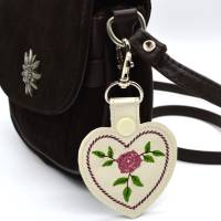 Stickdatei Rosen Schlüsselanhänger Bild 4